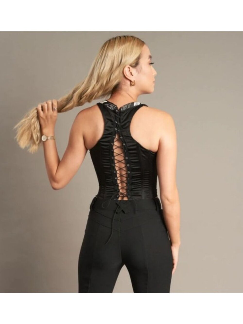 I. AM. GIA Siobhan Satin Corset Size XS - Picture 2 of 10